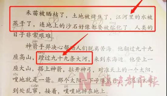 《羿射九日》課文節(jié)選